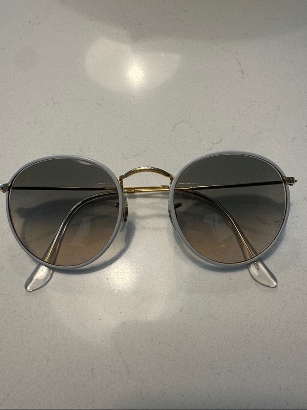 Ray-ban Crystal Phantos 50mm Gradient Round Sunglasses